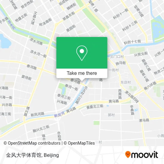 金风大学体育馆 map
