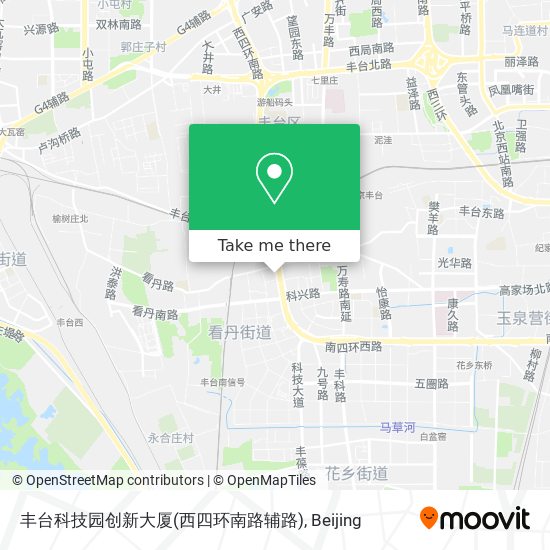 丰台科技园创新大厦(西四环南路辅路) map