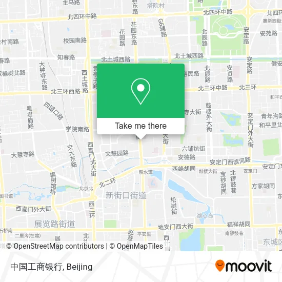 中国工商银行 map