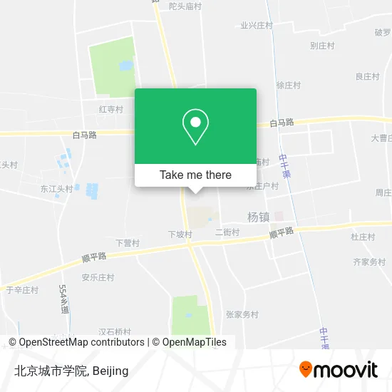 北京城市学院 map