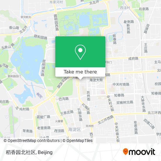 稻香园北社区 map