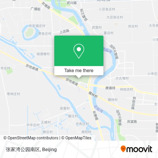 张家湾公园南区 map