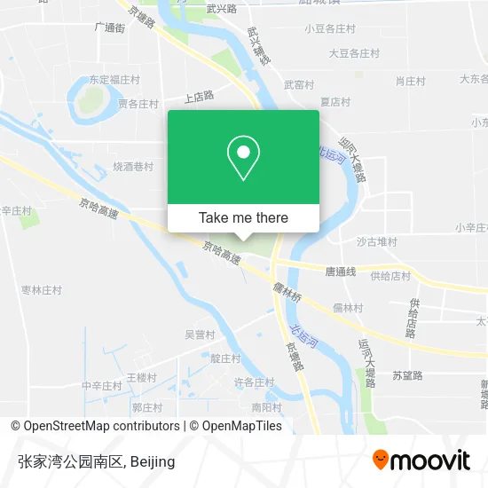 张家湾公园南区 map