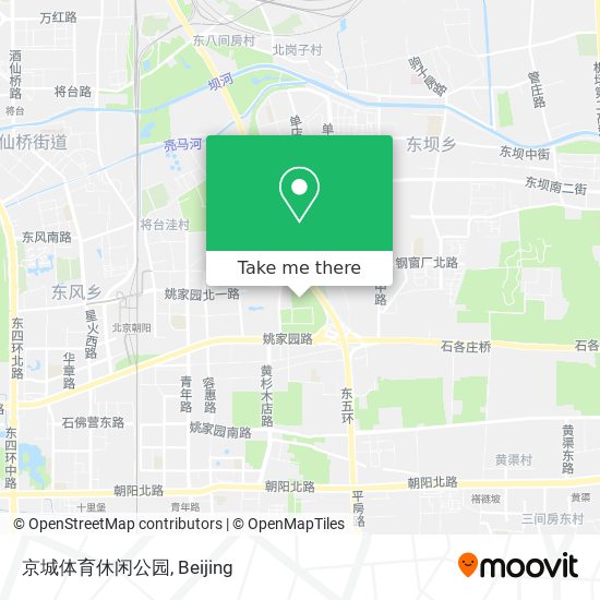 京城体育休闲公园 map