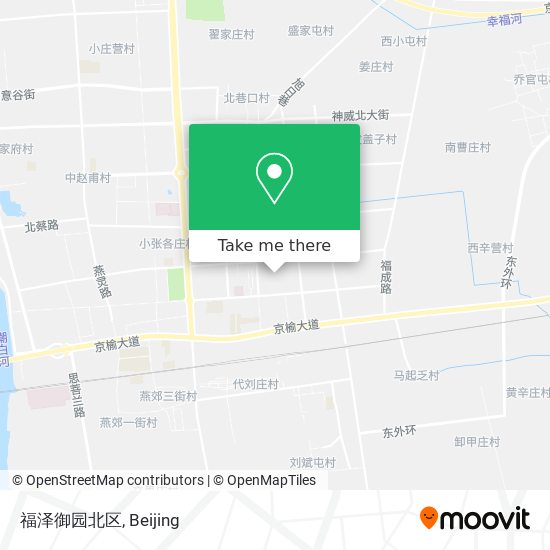福泽御园北区 map