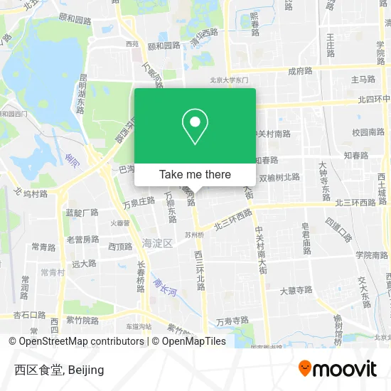 西区食堂 map