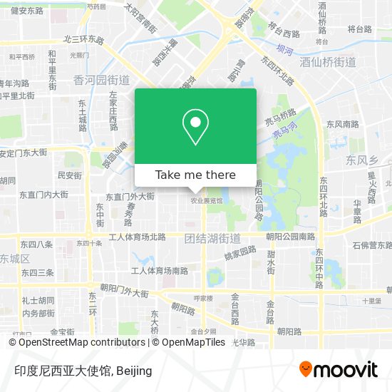 印度尼西亚大使馆 map