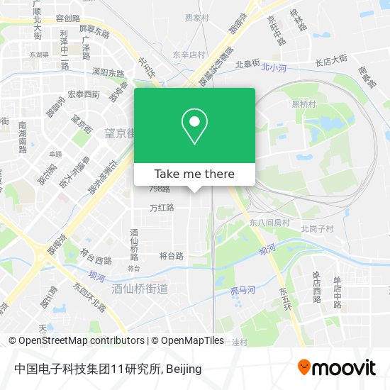 中国电子科技集团11研究所 map