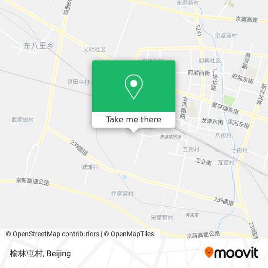 榆林屯村 map