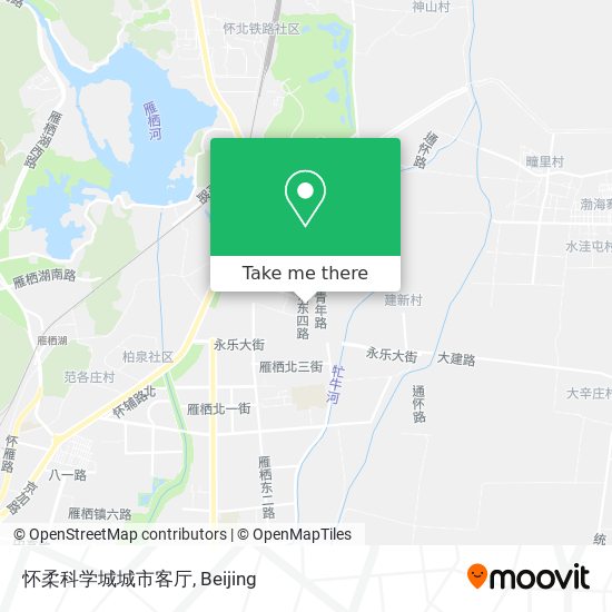 怀柔科学城城市客厅 map