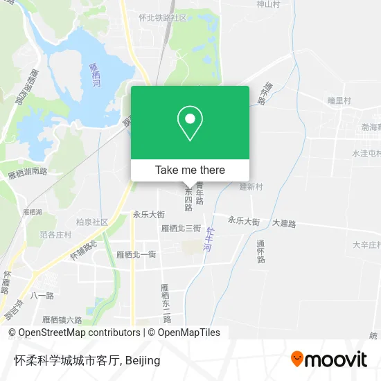 怀柔科学城城市客厅 map