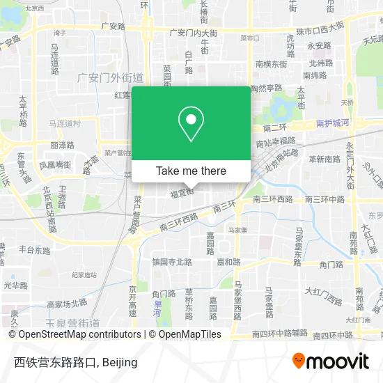 西铁营东路路口 map