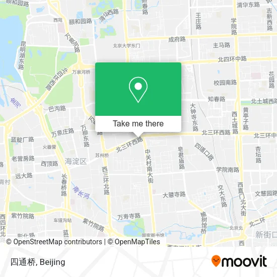 四通桥 map