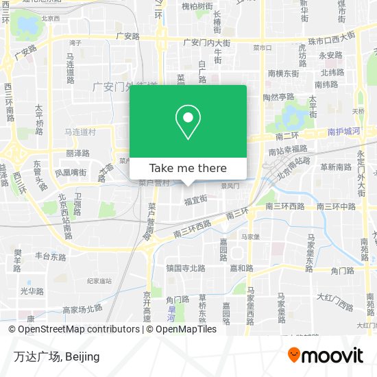 万达广场 map
