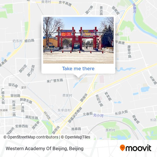 Western Academy Of Beijing map