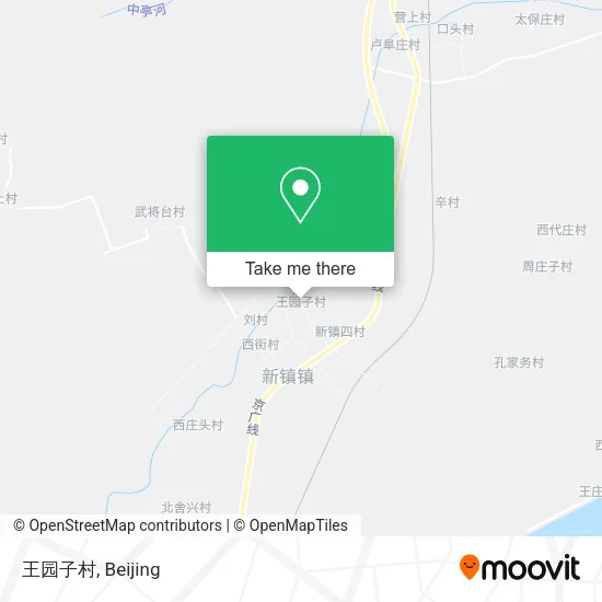 王园子村 map