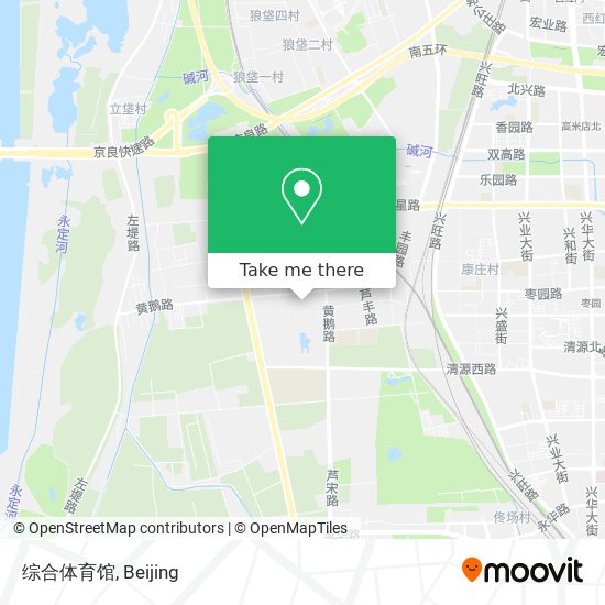 综合体育馆 map