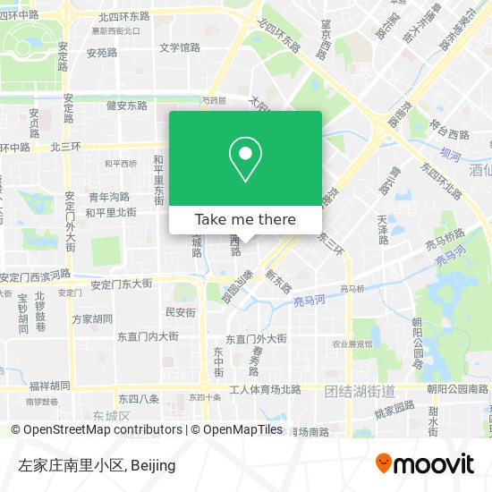左家庄南里小区 map