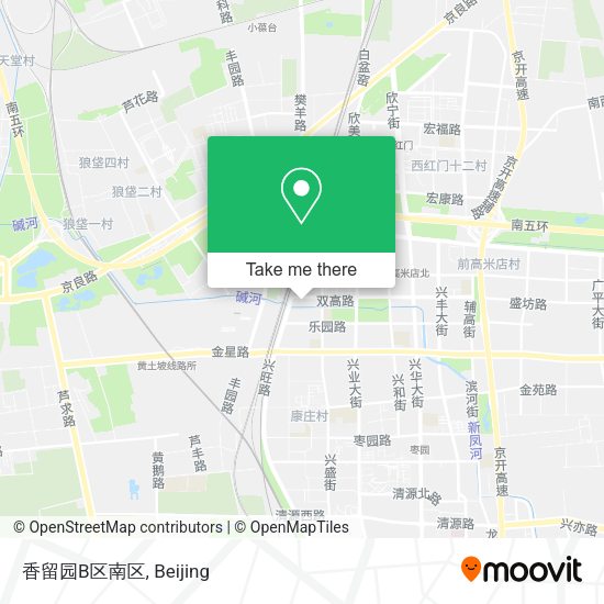 香留园B区南区 map