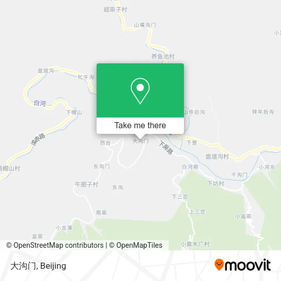 大沟门 map