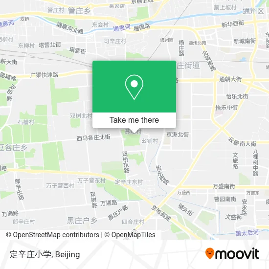 定辛庄小学 map