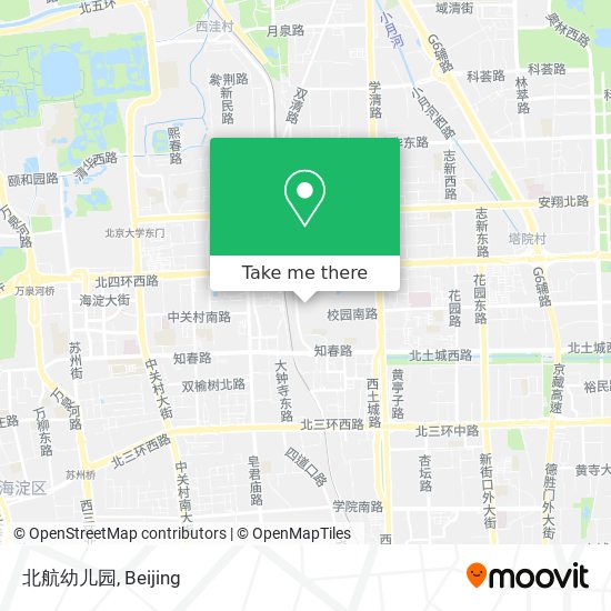 北航幼儿园 map