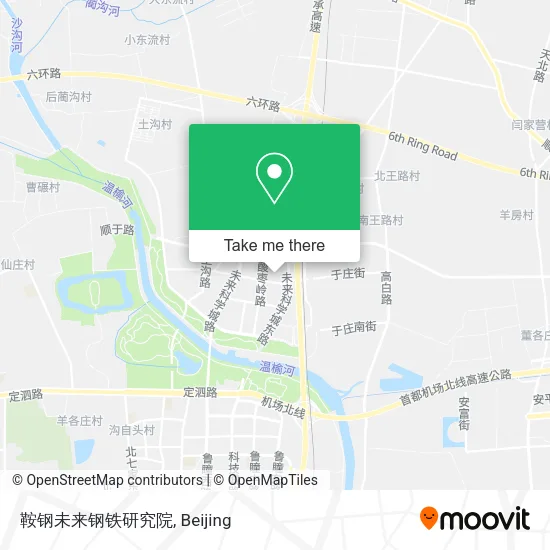 鞍钢未来钢铁研究院 map