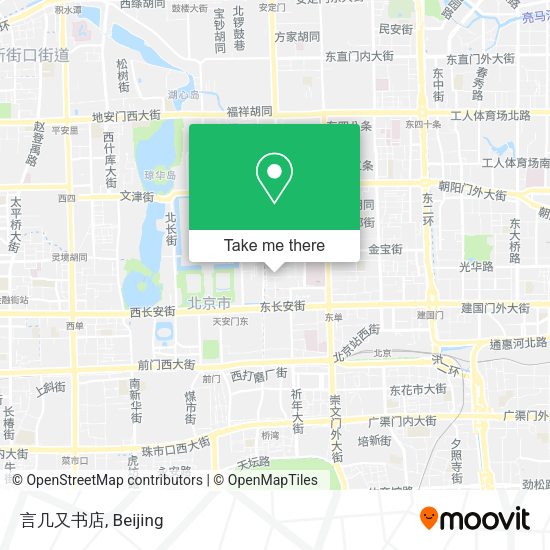 言几又书店 map