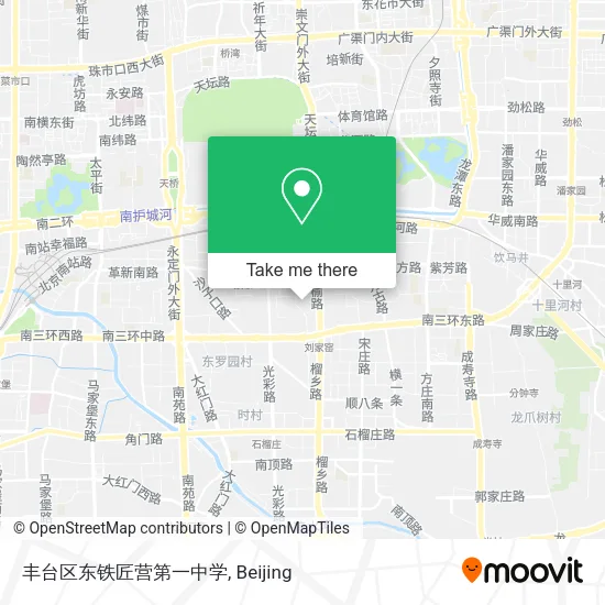 丰台区东铁匠营第一中学 map