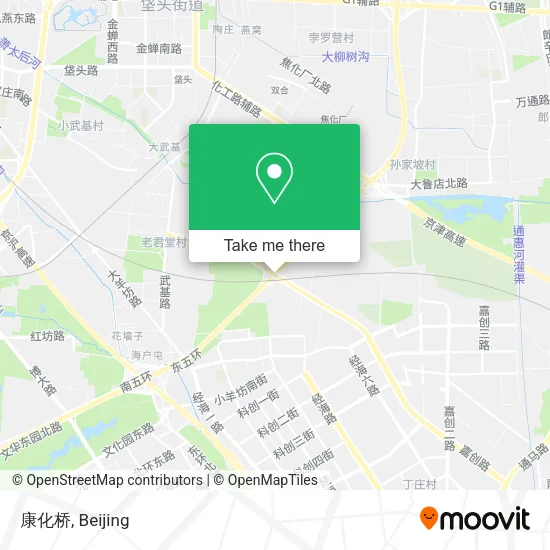 康化桥 map