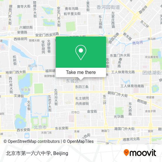 北京市第一六六中学 map