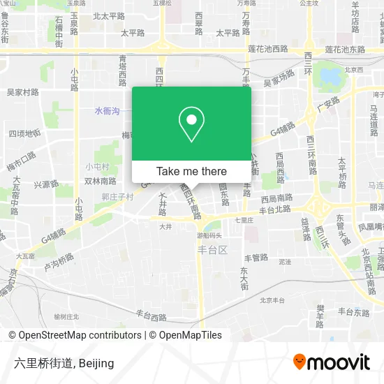 六里桥街道 map