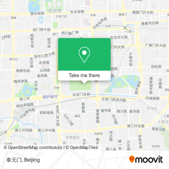 泰元门 map