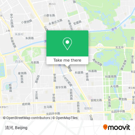 清河 map