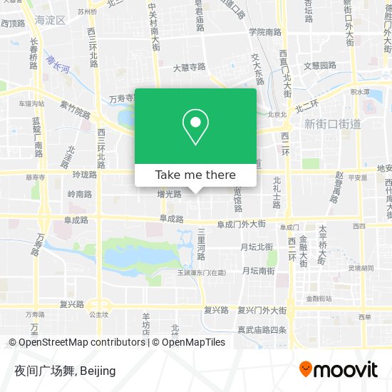 夜间广场舞 map