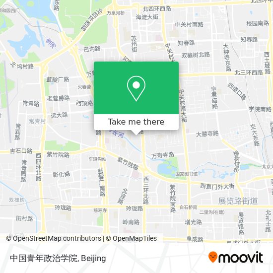 中国青年政治学院 map