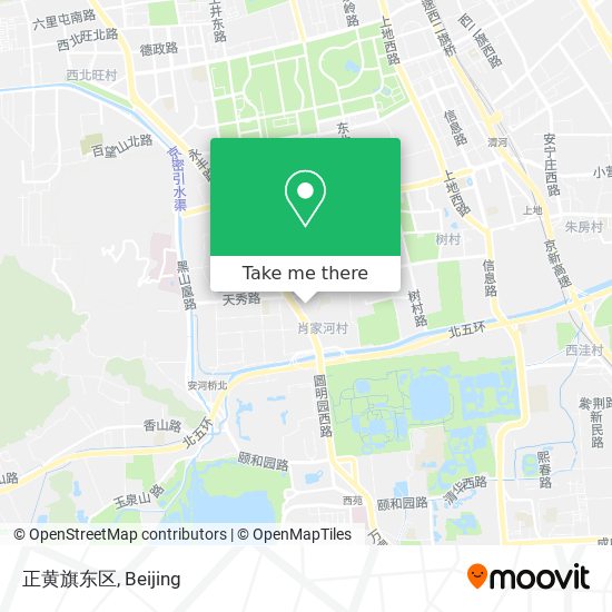 正黄旗东区 map