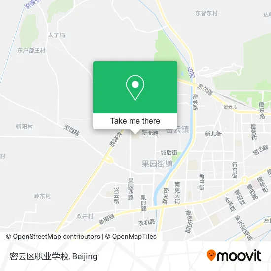 密云区职业学校 map