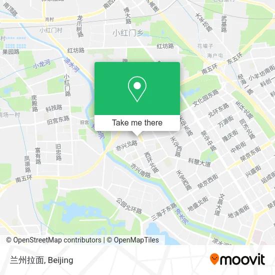 兰州拉面 map