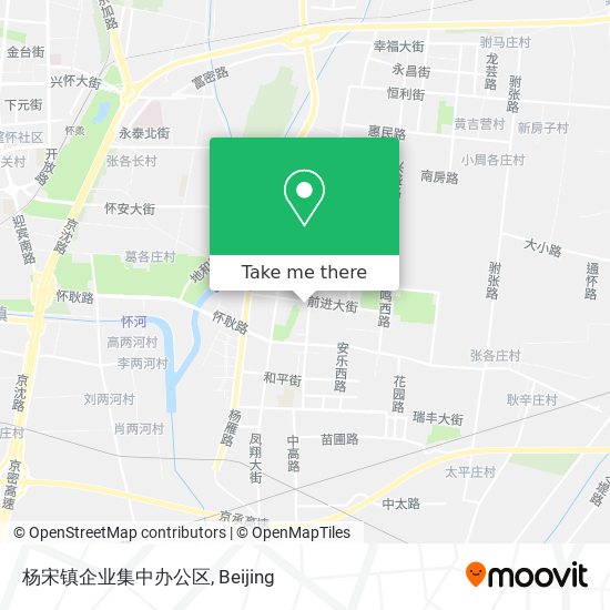 杨宋镇企业集中办公区 map