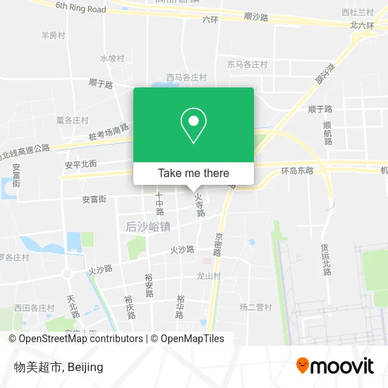 物美超市 map