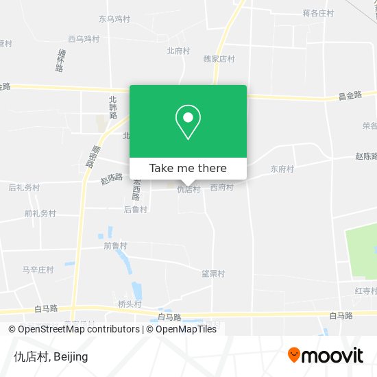 仇店村 map