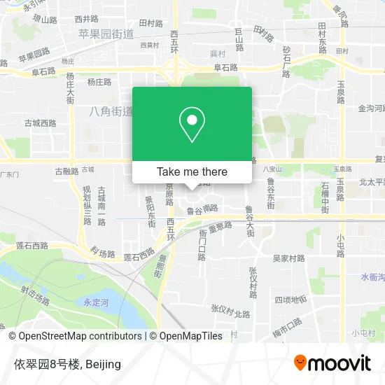 依翠园8号楼 map