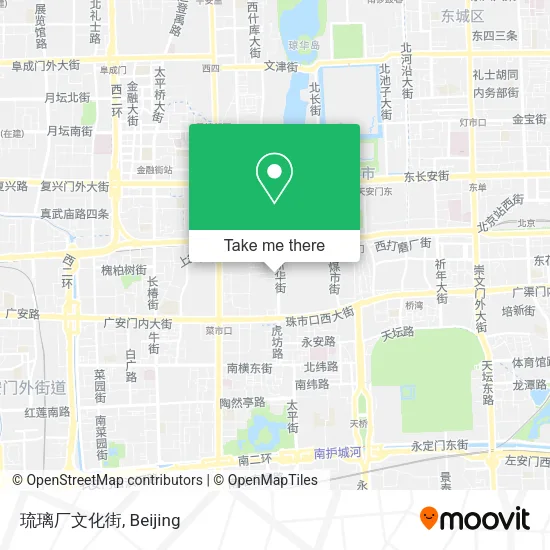 琉璃厂文化街 map