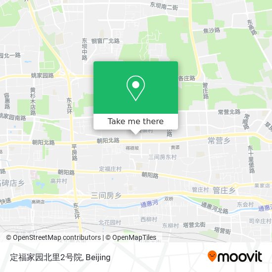 定福家园北里2号院 map