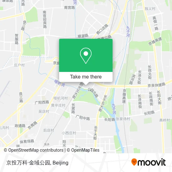 京投万科·金域公园 map