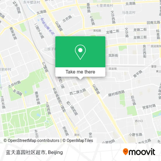 蓝天嘉园社区超市 map