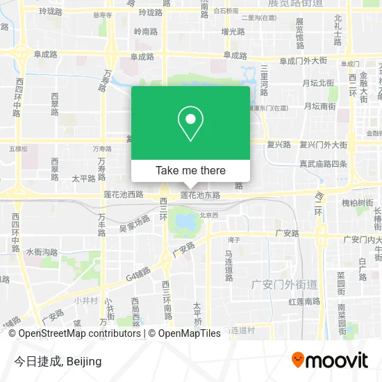 今日捷成 map