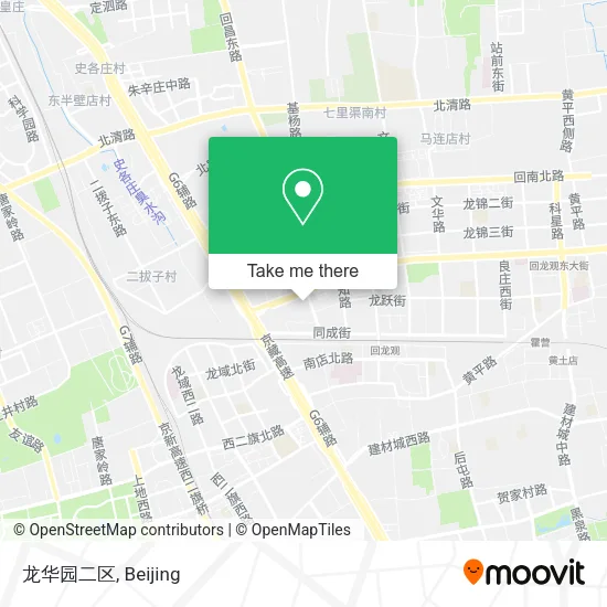 龙华园二区 map