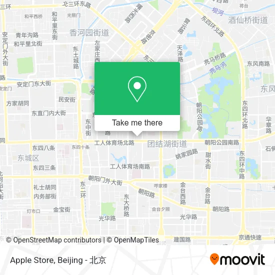 Apple Store map